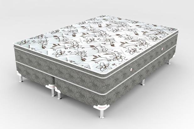 Conjunto Box Queen Size Newsonno Master One Face 158x198x60 - New sonno Menor preço em Conjunto Box Queen Size Newsonno Master One Face 158x198x60 - New sonno