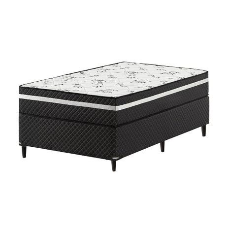 Conjunto Box Solteiro Ágata com Poliestireno 88x188cm Umaflex - Umaflex colchões Menor preço em Conjunto Box Solteiro Ágata com Poliestireno 88x188cm Umaflex - Umaflex colchões