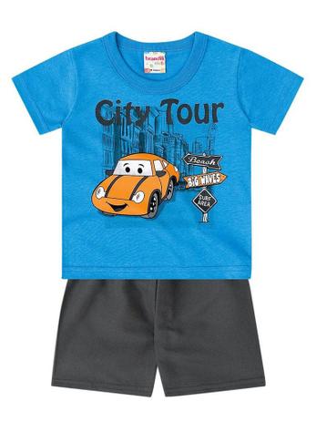 Conjunto Brandili Camiseta e bermuda City Tour Azul é boa?
