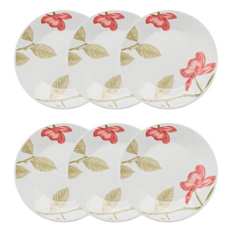 Conjunto c/ 6 pratos rasos 26cm - actual beauty - oxford biona - Oxford daily Menor preço em Conjunto c/ 6 pratos rasos 26cm - actual beauty - oxford biona - Oxford daily