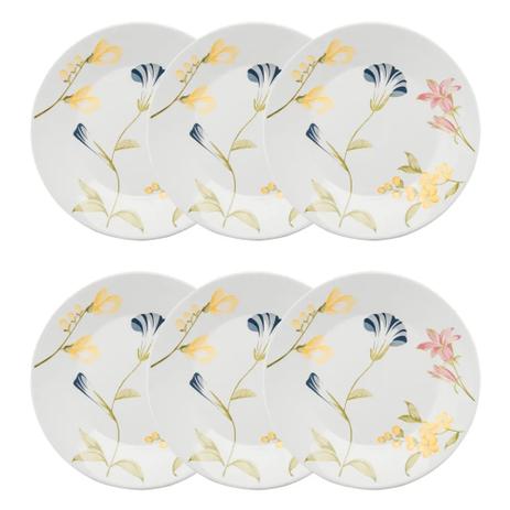 Conjunto c/6 pratos rasos 26cm - actual may - oxford biona - Oxford daily Menor preço em Conjunto c/6 pratos rasos 26cm - actual may - oxford biona - Oxford daily