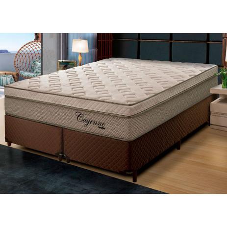 Conjunto Cama Box Cayenne + Colchão Queen Size Molas Ensacadas 158x198x75cm  - Umaflex - Cama Box Queen Size - Magazine Luiza