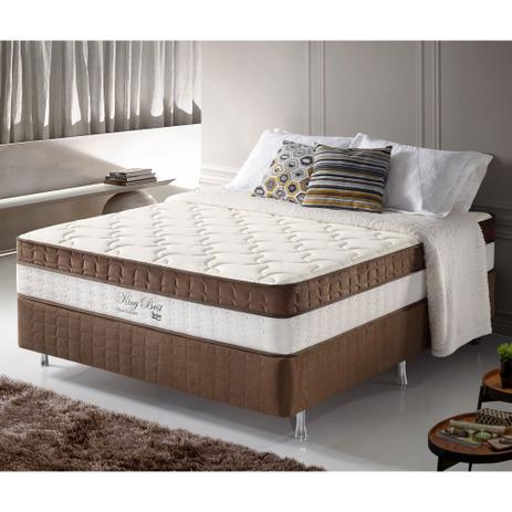 Conjunto Cama Box + Colchão Casal King Best Marrom Molas Ensacadas 138x188x65cm - Anjos - Anjos do Brasil Menor preço em Conjunto Cama Box + Colchão Casal King Best Marrom Molas Ensacadas 138x188x65cm - Anjos - Anjos do Brasil