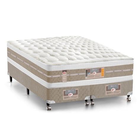 Conjunto Cama Box Colchão Queen 34cmx158cmx198cm de Molas Star Air Colchões Castor Bege e Branco é boa?