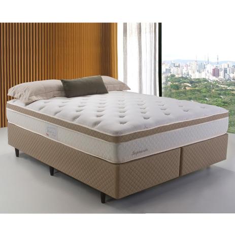 Conjunto Cama Box Idea + Colchão Inspiracion Queen Size Molas Ensacadas 158x198x56 - Herval Menor preço em Conjunto Cama Box Idea + Colchão Inspiracion Queen Size Molas Ensacadas 158x198x56 - Herval
