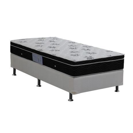 Conjunto Cama Box Light com Colchão Solteiro Molas Nanolastic Physical (23x88x188) Preto - Ortobom é ruim? Conjunto Cama Box Light com Colchão Solteiro Molas Nanolastic Physical (23x88x188) Preto - Ortobom é boa?