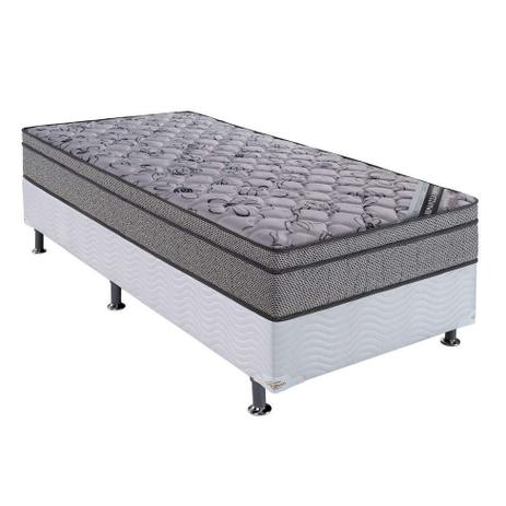 Conjunto Cama Box Physical com Colchão Solteiro Molas Ensacada Romanzza (22x88x188) Cinza - Ortobom Menor preço em Conjunto Cama Box Physical com Colchão Solteiro Molas Ensacada Romanzza (22x88x188) Cinza - Ortobom