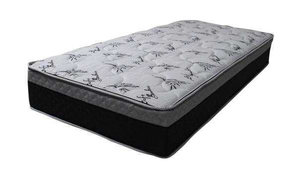 Conjunto Cama Box Solteiro + Colchão Mola Bonnel Cristalflex Dubai 0,88 x 1,88 Cor preto com cinza é boa?