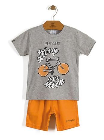 Conjunto Camiseta e Bermuda Lets Go Up Baby Menor preço em Conjunto Camiseta e Bermuda Lets Go Up Baby