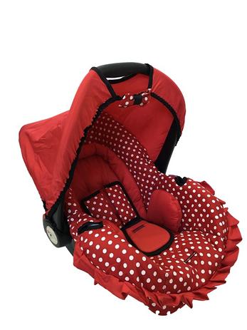 Conjunto Capa Para Bebê Conforto Vermelho Bola G Com Acolchoado Extra - Alan pierre baby é boa?