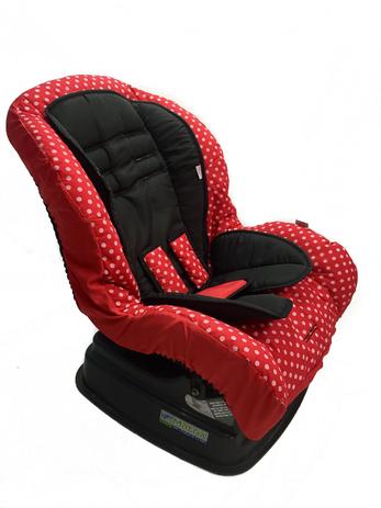 Conjunto Capa para Cadeira Burigotto Super Matrix e Acolchoado Extra Vermelho Bola Grande - Alan pierre baby é boa?