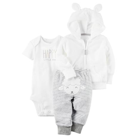 Conjunto Carters - 3 peças - Happy Little One - Mod 126G712 Menor preço em Conjunto Carters - 3 peças - Happy Little One - Mod 126G712