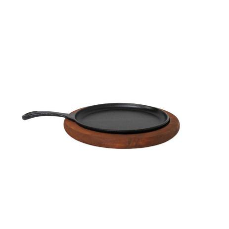Conjunto chapa de Ferro Oval e Suporte de Madeira - Panela Mineira - Panelamineira Menor preço em Conjunto chapa de Ferro Oval e Suporte de Madeira - Panela Mineira - Panelamineira
