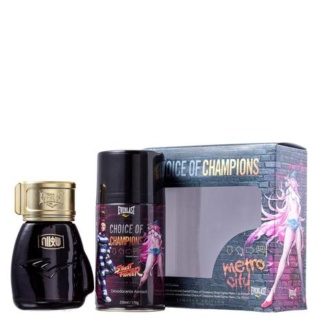 Menor preço em Conjunto Choice Of Champions Street Fighter Metro Edition Everlast Masculino - Deo Colônia 100ml + Desodorante 250ml