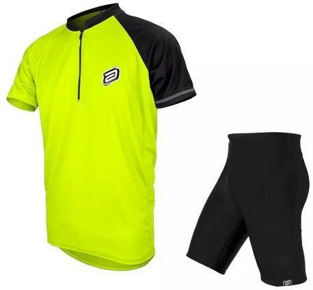 Conjunto Ciclismo Asw Lazer bermuda e camisa Fluor M Menor preço em Conjunto Ciclismo Asw Lazer bermuda e camisa Fluor M