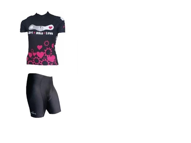 bermuda e camiseta ciclismo