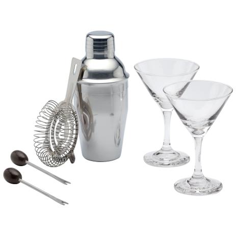 Conjunto Cocktail Bar Luxe Lounge Mini Martini 6 Peças Kitchen Craft Menor preço em Conjunto Cocktail Bar Luxe Lounge Mini Martini 6 Peças Kitchen Craft