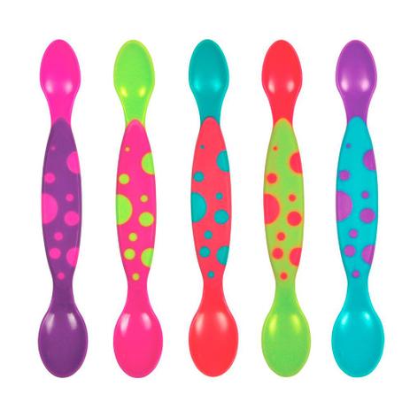 Conjunto - Colheres Ponta Dupla - 5 Unidades - Menina - Girotondo Baby Menor preço em Conjunto - Colheres Ponta Dupla - 5 Unidades - Menina - Girotondo Baby