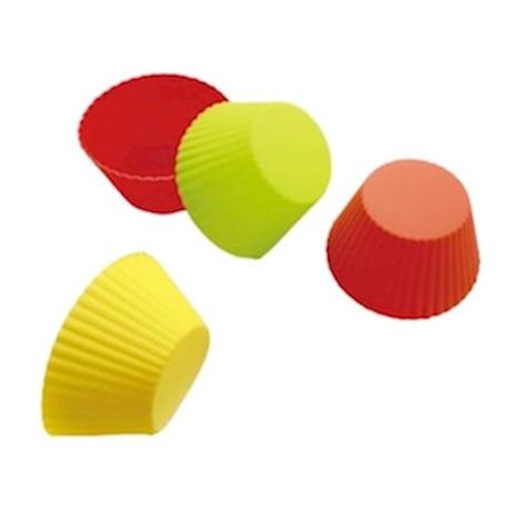 CONJUNTO COM 12 FORMAS EM SILICONE PARA MUFFIN - 7cm - Kenya Menor preço em CONJUNTO COM 12 FORMAS EM SILICONE PARA MUFFIN - 7cm - Kenya