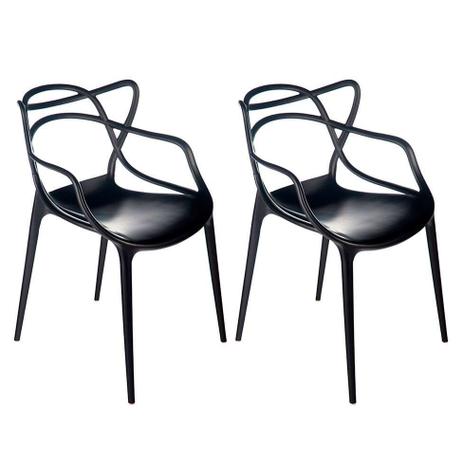 Conjunto com 2 Cadeiras Allegra Preto - Tower é boa?