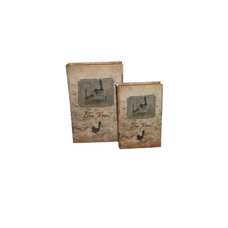 Conjunto com 2 Caixas Livro Birds - Goods br Menor preço em Conjunto com 2 Caixas Livro Birds - Goods br