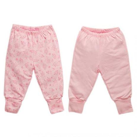 Conjunto com 2 Calças em Suedine - Bailarinas - Rosa - BB2 - P Menor preço em Conjunto com 2 Calças em Suedine - Bailarinas - Rosa - BB2 - P