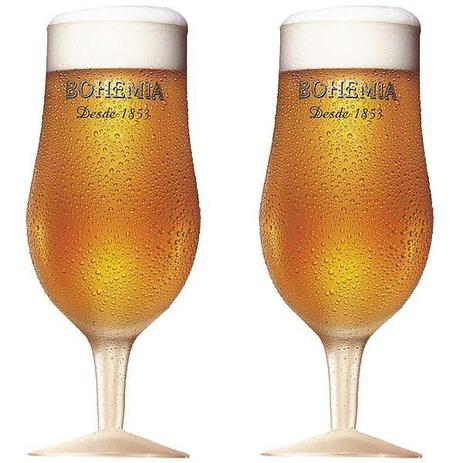 Conjunto com 2 Taças Bohemia Pilsen em Vidro para Cerveja 380ML Globimport Menor preço em Conjunto com 2 Taças Bohemia Pilsen em Vidro para Cerveja 380ML Globimport