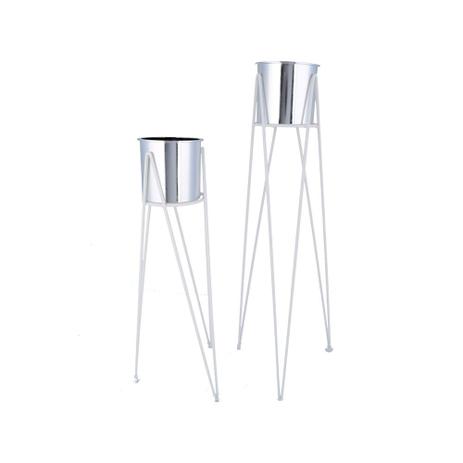 Conjunto com 2 Vasos para Chão Geo Forms - Urban Menor preço em Conjunto com 2 Vasos para Chão Geo Forms - Urban