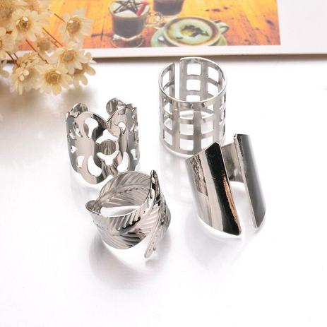 Conjunto com 4 aneis ajustáveis dourados ou prateado - Lifemultiprodutos Menor preço em Conjunto com 4 aneis ajustáveis dourados ou prateado - Lifemultiprodutos