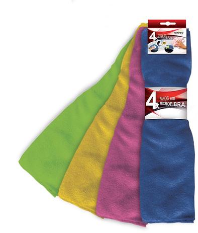Conjunto com 4 Panos Naveg em Microfibra NVA-440 Menor preço em Conjunto com 4 Panos Naveg em Microfibra NVA-440