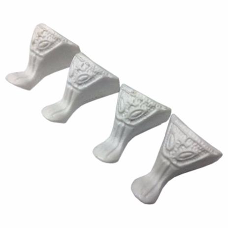Conjunto com 4 Pés de Bandeja Pata de Elefante 3x2,3x2,3cm - Resina - Resinas Menor preço em Conjunto com 4 Pés de Bandeja Pata de Elefante 3x2,3x2,3cm - Resina - Resinas