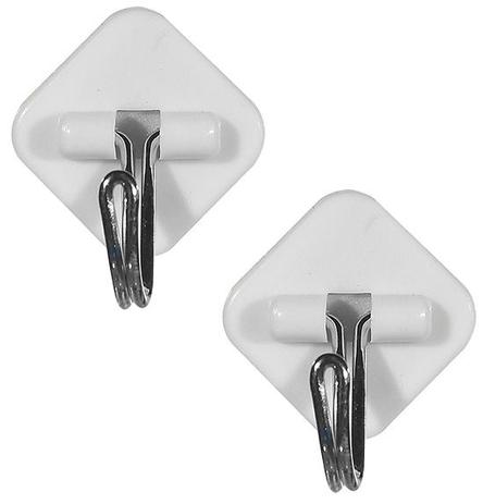 Conjunto Com 5 Ganchos Adesivos Art House Menor preço em Conjunto Com 5 Ganchos Adesivos Art House