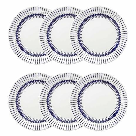 Conjunto com 6 pratos rasos 26cm - actual colb - oxford biona - Oxford daily Menor preço em Conjunto com 6 pratos rasos 26cm - actual colb - oxford biona - Oxford daily