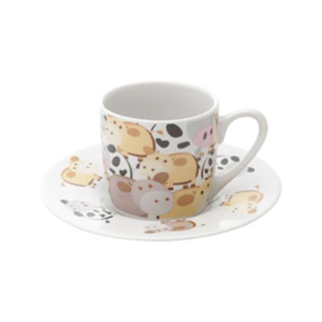 Conjunto com 6 Xícaras P/Café de Porcelana Cow Parade 90Ml - Lyor Menor preço em Conjunto com 6 Xícaras P/Café de Porcelana Cow Parade 90Ml - Lyor