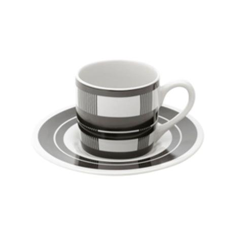Conjunto com 6 Xícaras P/Café de Porcelana Tartan 90Ml - Lyor Menor preço em Conjunto com 6 Xícaras P/Café de Porcelana Tartan 90Ml - Lyor