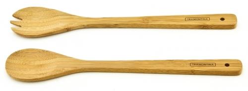 Conjunto com Espátula BAMBOO Tramontina Menor preço em Conjunto com Espátula BAMBOO Tramontina