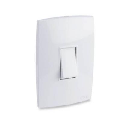 Conjunto com interruptor simples na vertical force line - Forceline Menor preço em Conjunto com interruptor simples na vertical force line - Forceline