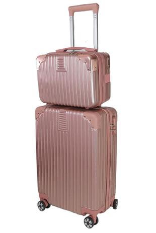 Conjunto com Mala Pequena de Bordo Nova Iorque + Frasqueira - Malissima -  Mala Maternidade - Magazine Luiza