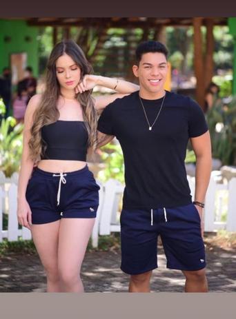 Conjunto combo 2 shorts chorts moletom casual casal namorados namoradas treino dia a dia escuro para treino academia - Maya Moda Menor preço em Conjunto combo 2 shorts chorts moletom casual casal namorados namoradas treino dia a dia escuro para treino academia - Maya Moda