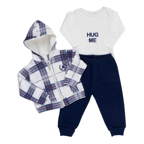 Conjunto Coquelicot 3 peças Body, Casaco, Calça Hug Me Xadrez Menor preço em Conjunto Coquelicot 3 peças Body, Casaco, Calça Hug Me Xadrez