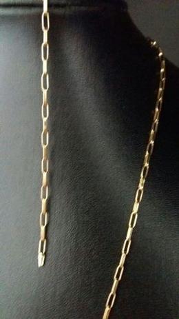Conjunto Corrente + Pulseira Cartier Oco Ouro 18k 750 - Total pratas Menor preço em Conjunto Corrente + Pulseira Cartier Oco Ouro 18k 750 - Total pratas