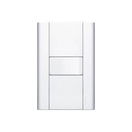 Conjunto de 1 Interruptor Simples com Placa Modulare Branco 10a 250v - Fame Menor preço em Conjunto de 1 Interruptor Simples com Placa Modulare Branco 10a 250v - Fame