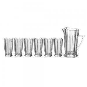 Conjunto De 1 Jarra De 1 litros 6 copos - Decorafast Menor preço em Conjunto De 1 Jarra De 1 litros 6 copos - Decorafast