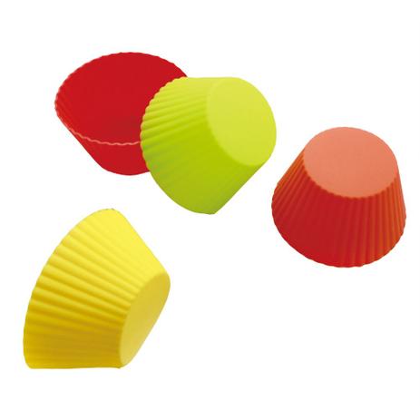 Conjunto de 12 Formas Coloridas para Muffin em Silicone 7cm Kenya Menor preço em Conjunto de 12 Formas Coloridas para Muffin em Silicone 7cm Kenya