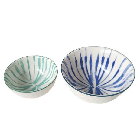Conjunto de 2 Bowls em Cerâmica - Azul e Verde - Btc é boa?