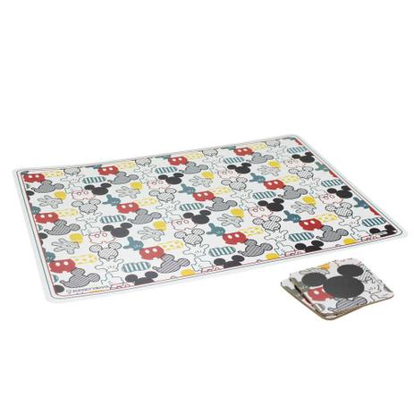 Conjunto de 2 Jogos Americanos com 2 Porta Copos Mickey Mouse Elementos Disney - Zona criativa Menor preço em Conjunto de 2 Jogos Americanos com 2 Porta Copos Mickey Mouse Elementos Disney - Zona criativa