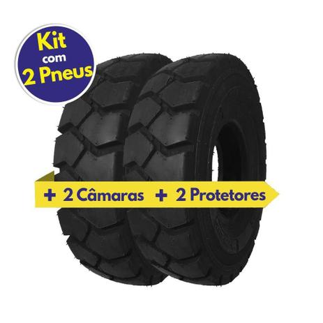 Conjunto de 2 Pneus 650-10 Gripmaster G-Ind 230 10 Lonas + 2 Câmaras De Ar + 2 Protetores - Empilhadeira Menor preço em Conjunto de 2 Pneus 650-10 Gripmaster G-Ind 230 10 Lonas + 2 Câmaras De Ar + 2 Protetores - Empilhadeira