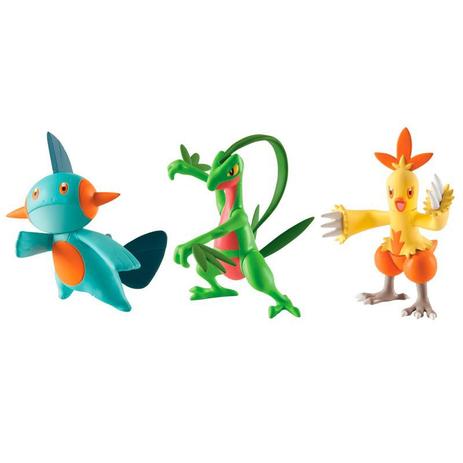 Conjunto de 3 Figuras Pokémon (Grovyle, Combusken e Marshtomp) 1966 Sunny Menor preço em Conjunto de 3 Figuras Pokémon (Grovyle, Combusken e Marshtomp) 1966 Sunny