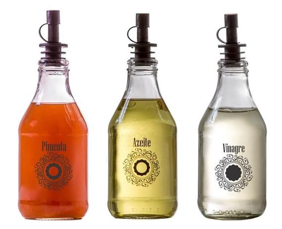 Conjunto de 3 Galheteiros Coquinho 220ml (Pimenta/Azeite/Vinagre) - Fiore - Vetrolar é ruim? Conjunto de 3 Galheteiros Coquinho 220ml (Pimenta/Azeite/Vinagre) - Fiore - Vetrolar é boa?