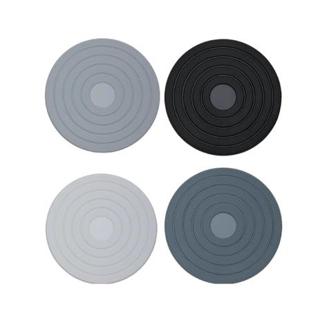 Conjunto de 4 Descansos para Copo em Silicone 10cm Kenya Colorido Menor preço em Conjunto de 4 Descansos para Copo em Silicone 10cm Kenya Colorido